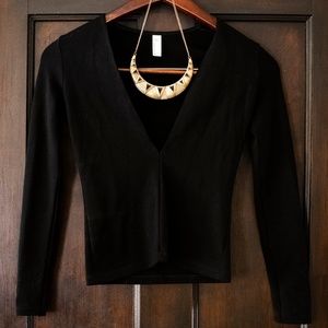 American Apparel AA Venture Plunge Top (black)